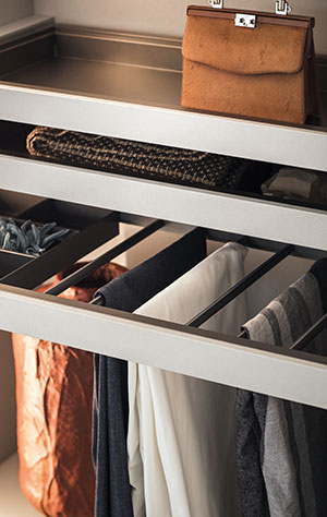 portapantaloni accessori interni per armadio Pianca