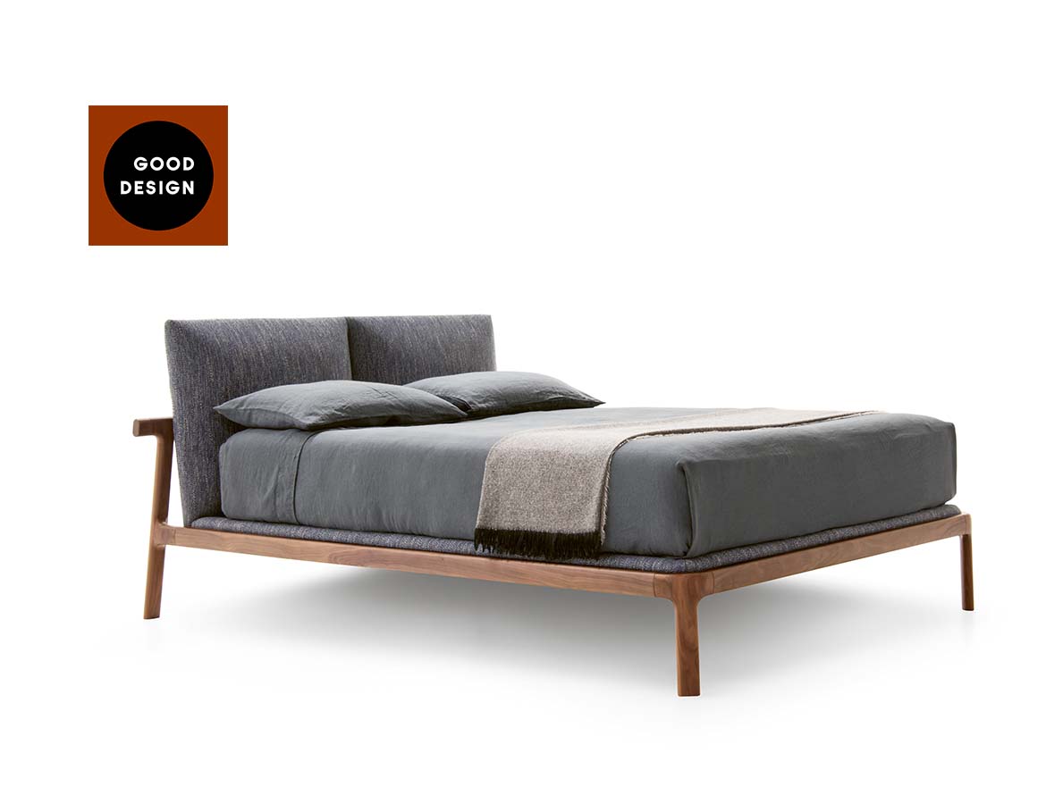 il letto Fushimi vince il good design award 2017 design Philippe Tabet per Pianca