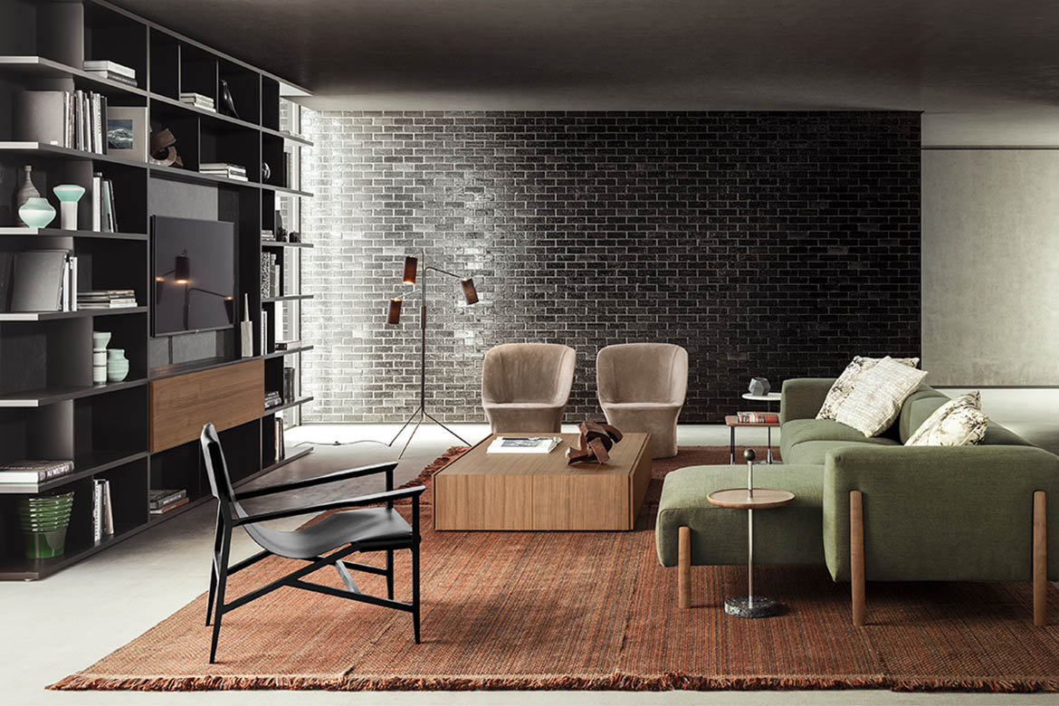 armchairs and sofa of livingroom pianca collection
