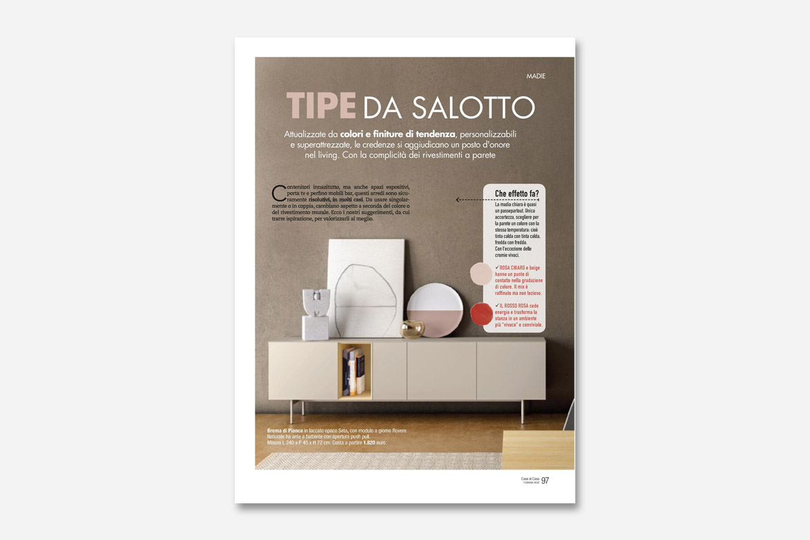 cose di casa magazine madia brema di pianca