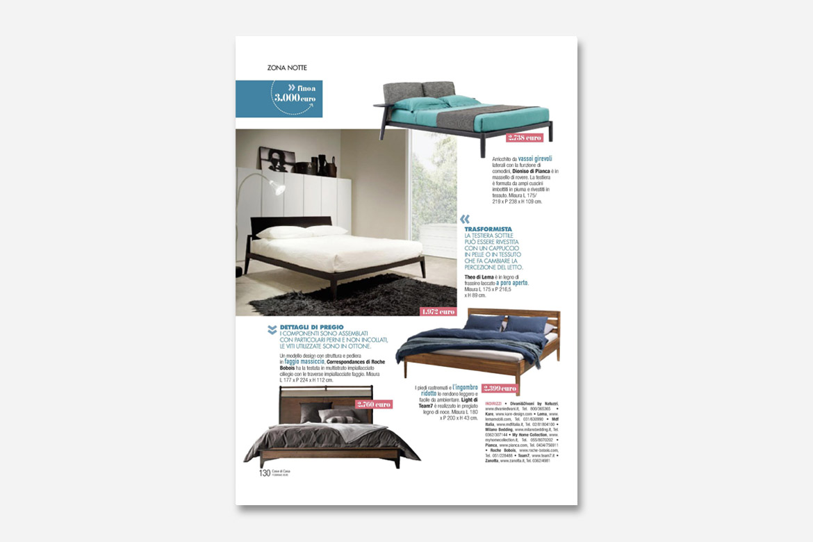 letto dioniso design cmp studio per pianca sul giornale cose di casa