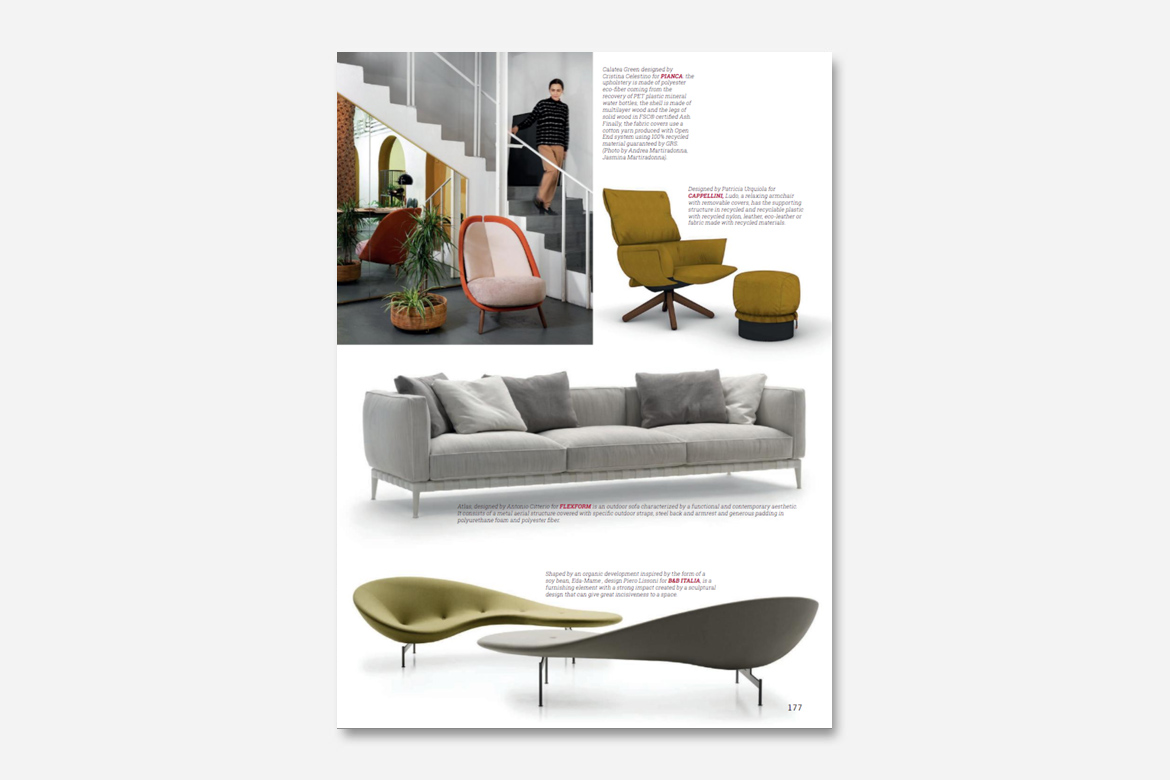 Calatea design by Cristina Celestino - rassegna stampa pianca cose di casa