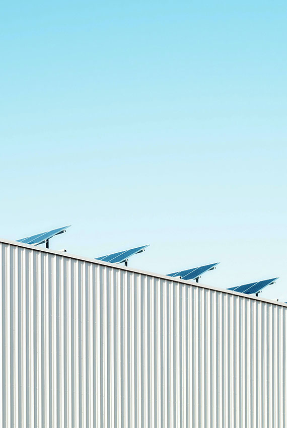 Pannelli fotovoltaici pianca sostenibilità