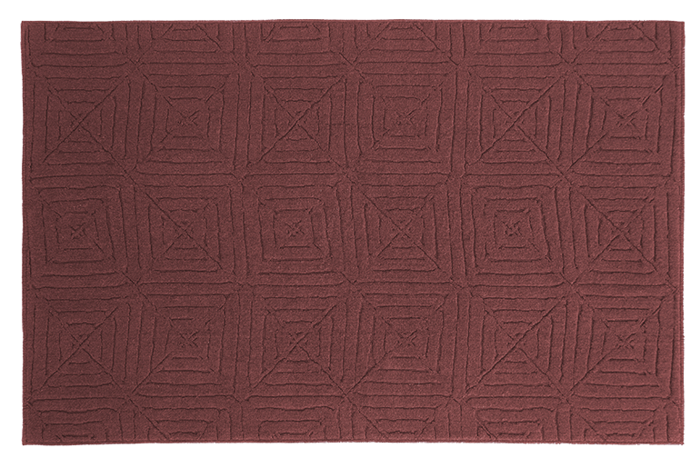 carpet in wool and natural cotton design Pianca