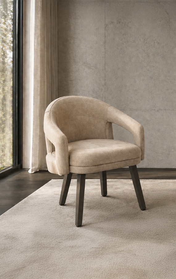Fosca, modern side chair, design Cristina Celestino