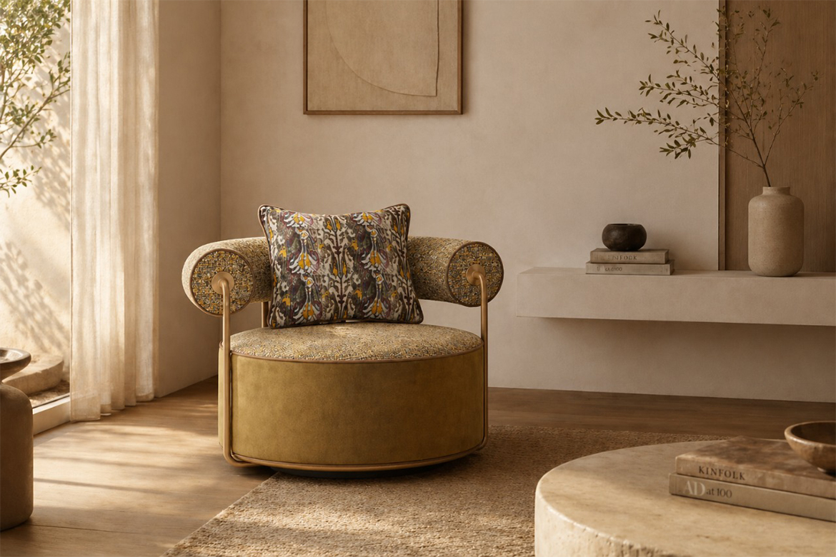 Levante Lounge, poltrona moderna, design Pier Luigi Frighetto